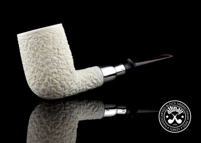 altinay-spigot-army-billiard-silver-spigot-meerschaumpfeife-glatt image 1