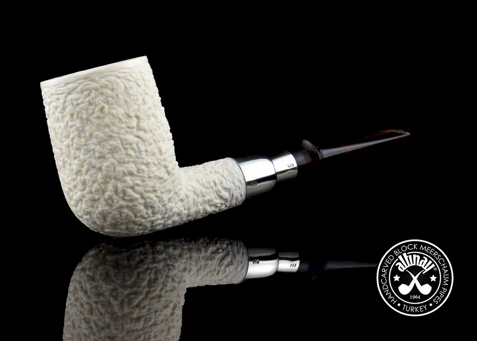 altinay-spigot-army-billiard-silver-spigot-meerschaumpfeife-glatt image 1