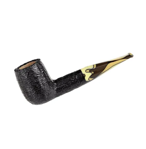 savinelli-paloma-101-pfeife-schwarz-rustiziert-6mm-billiard image 1