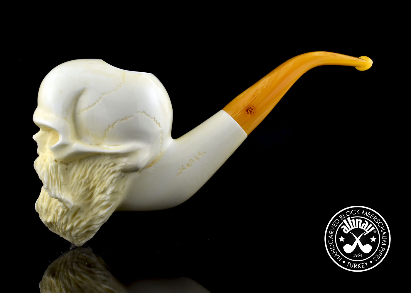 altinay-classic-xl-skull-meerschaumpfeife-totenkopf image 2