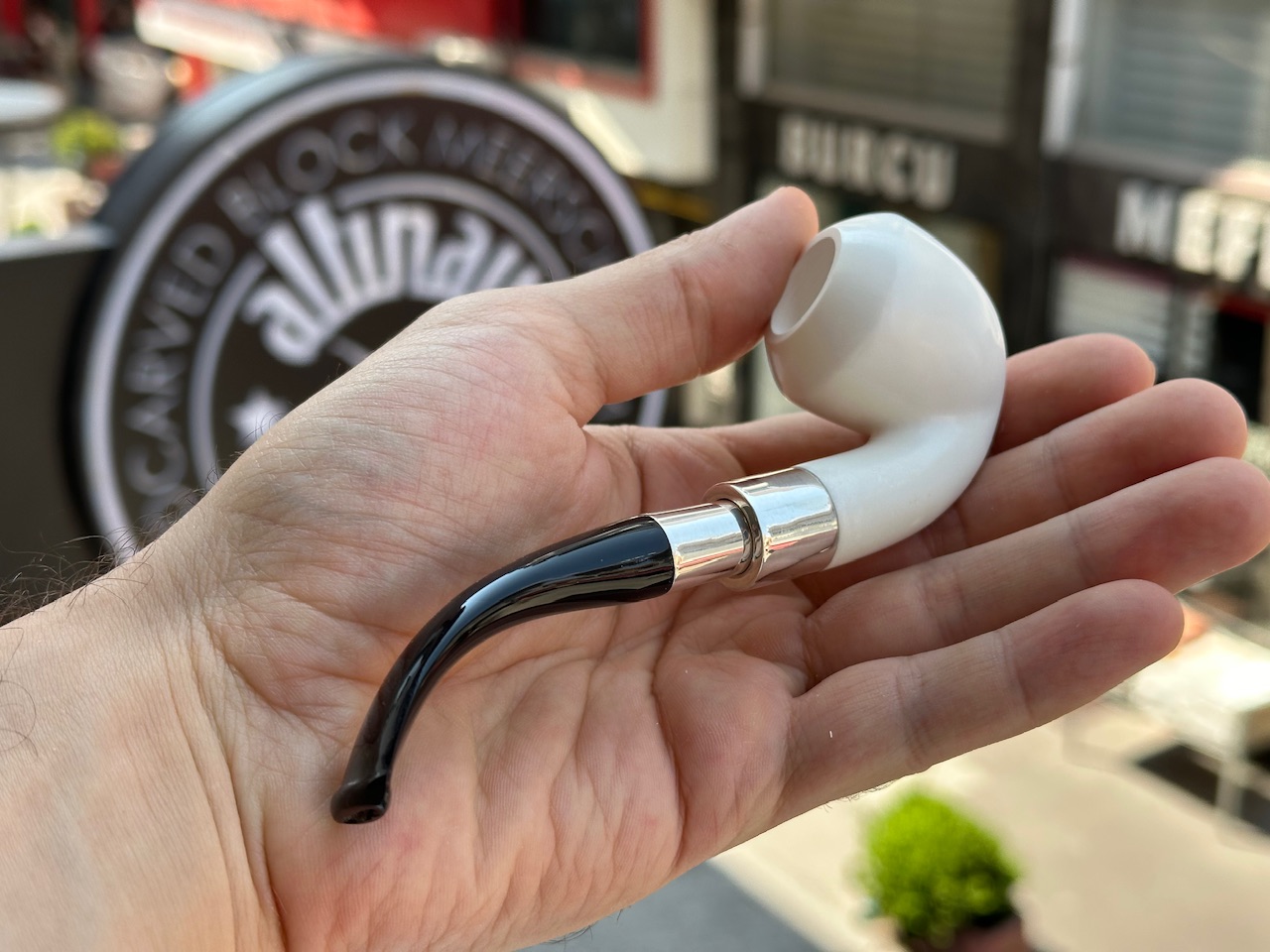 altinay-spigot-dublin-meerschaumpfeife-silber-steckmontur image 2