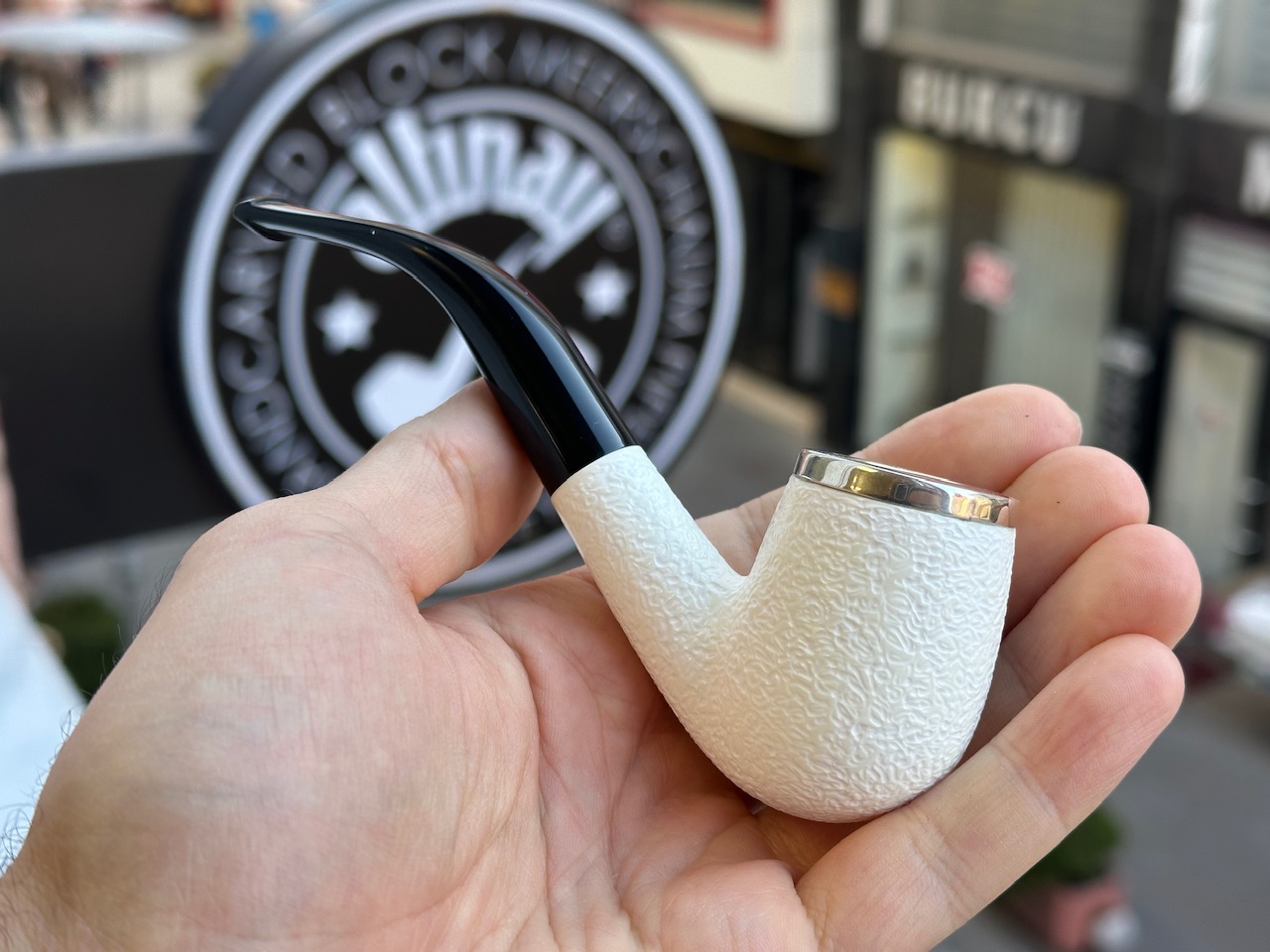 altinay-classic-top-silver-billiard-meerschaumpfeife-gerade image 3