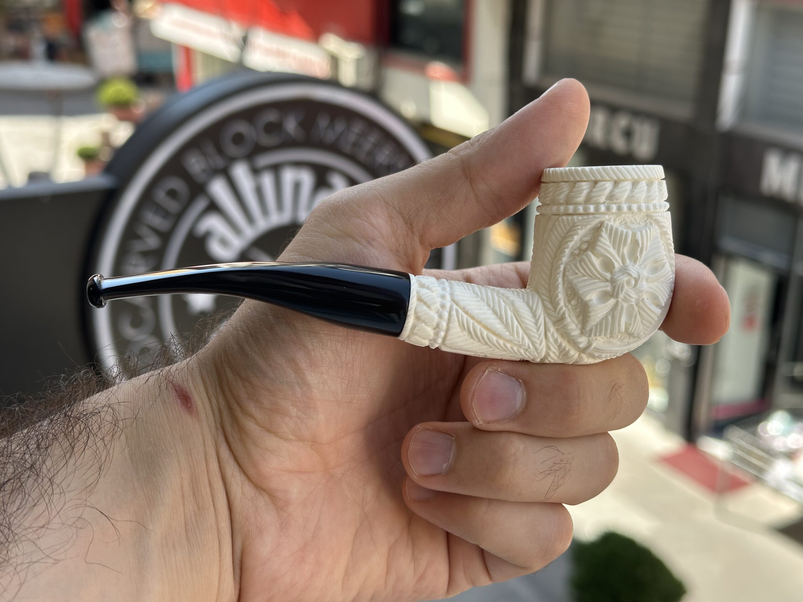 altinay-classic-billiard-meerschaum-pfeife-glatt-wei image 3