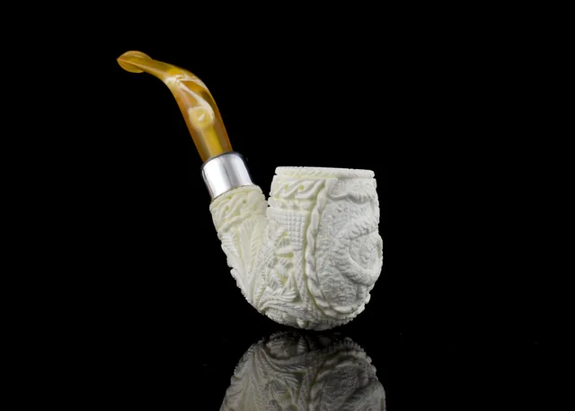 altinay-spigot-billiard-silver-army-meerschaumpfeife-schlange image 1