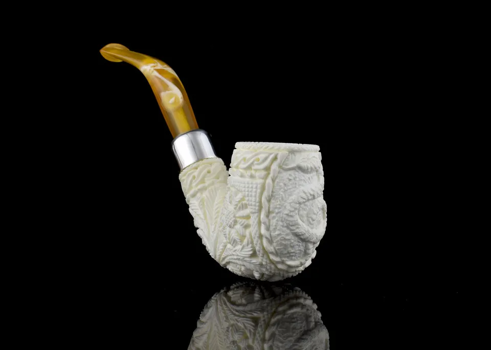altinay-spigot-billiard-silver-army-meerschaumpfeife-schlange image 1