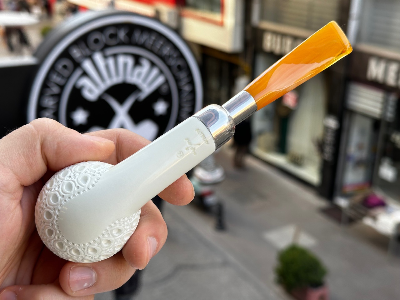 altinay-spigot-army-apple-silver-spigot-meerschaumpfeife image 5