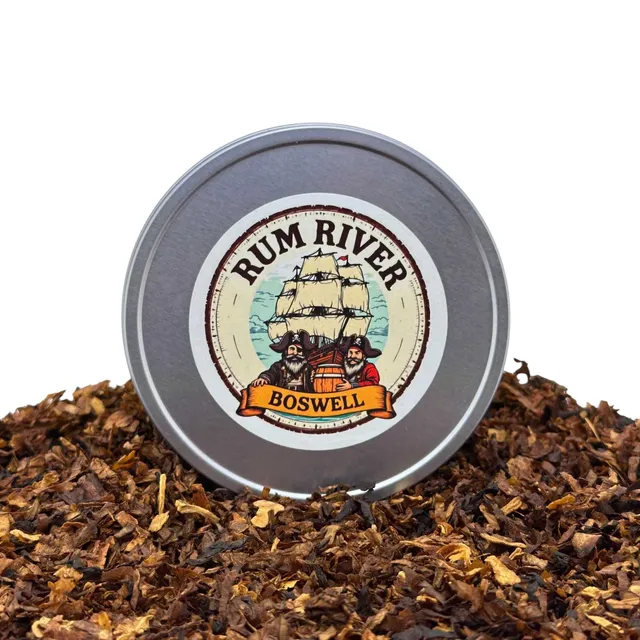 boswell-rum-river-pfeifentabak-4oz-tin-rum-vanille image 1
