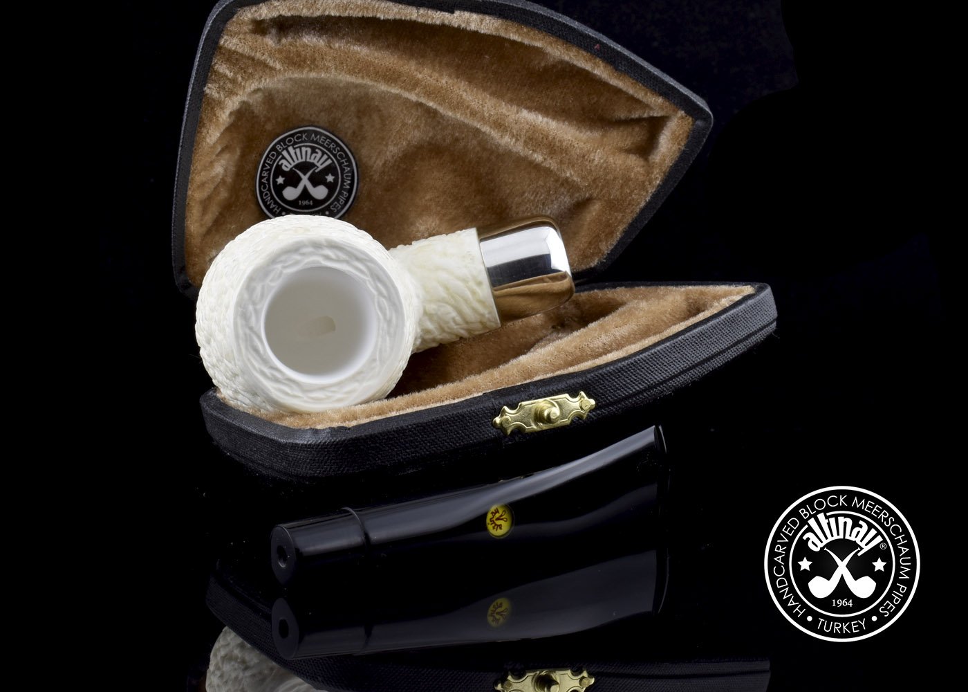 altinay-apple-silver-army-meerschaumpfeife-natur-meerschaum image 6