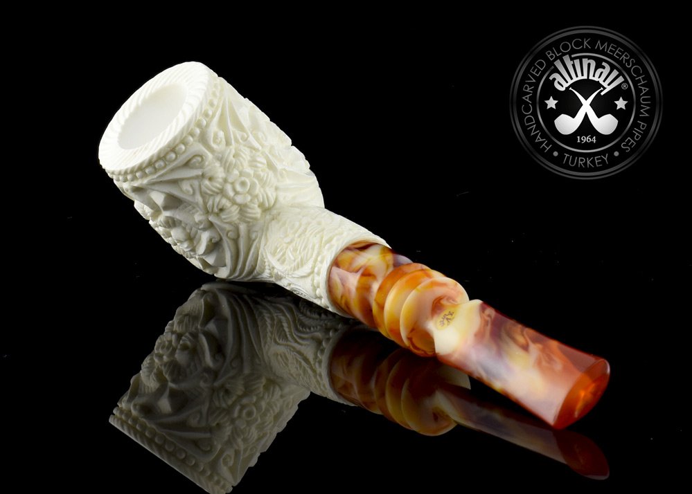 altinay-classic-carved-billiard-meerschaumpfeife-ornament image 5