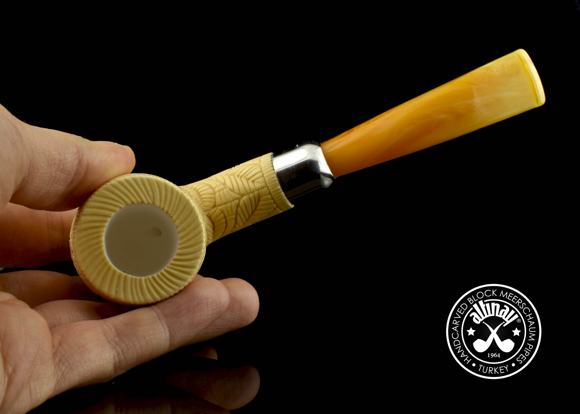 altinay-army-bent-billiard-meerschaumpfeife-drache image 8