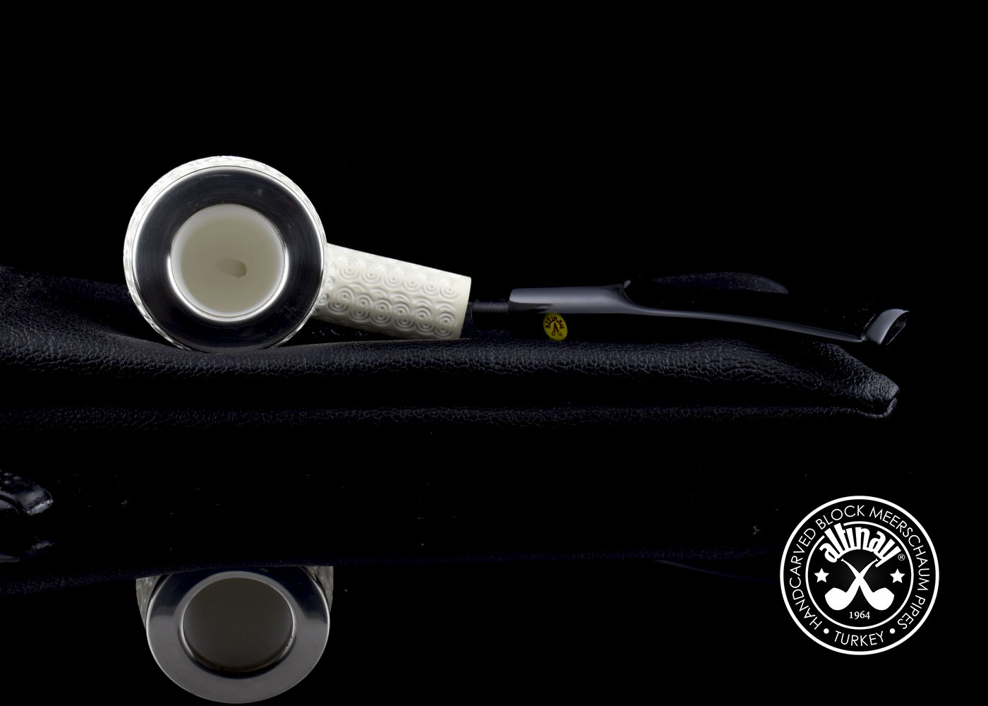altinay-classic-top-silver-billiard-meerschaumpfeife image 7