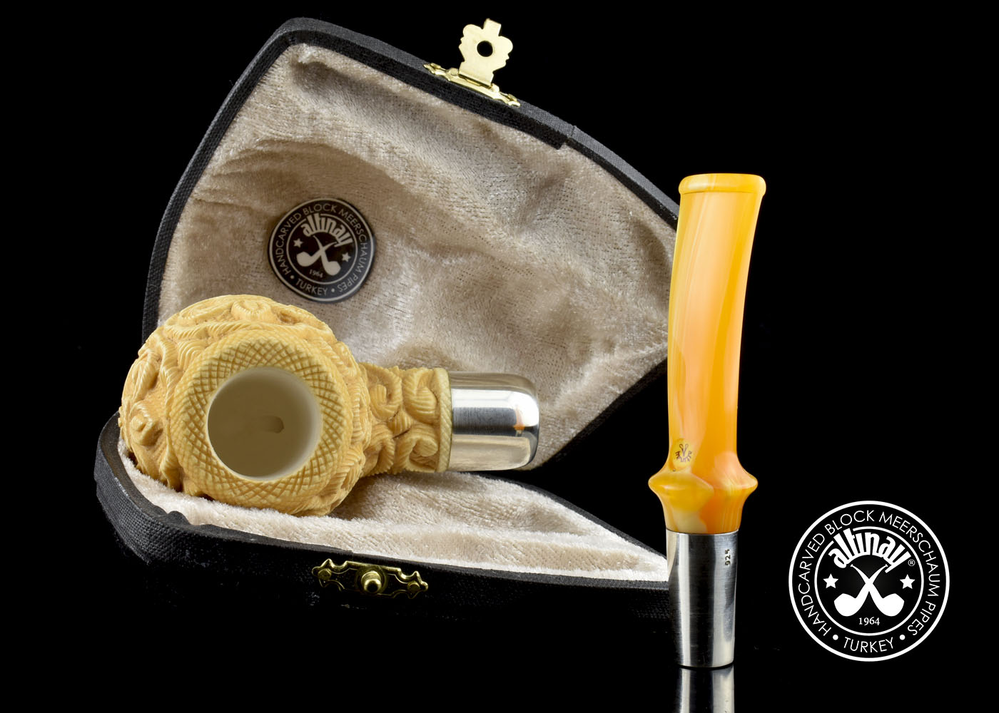 altinay-spigot-apple-meerschaumpfeife-silber-spigot image 6