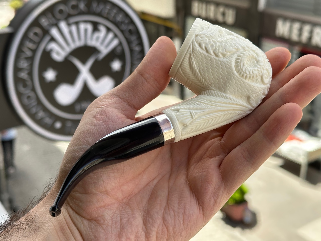 altinay-xl-billiard-meerschaumpfeife-drachenmotiv image 7