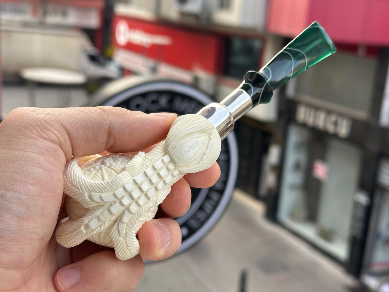 altinay-eagle-s-claw-meerschaumpfeife-silber-spigot-kralle image 8