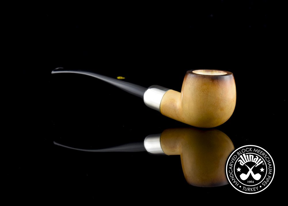 altinay-spigot-prince-silver-army-meerschaumpfeife image 1