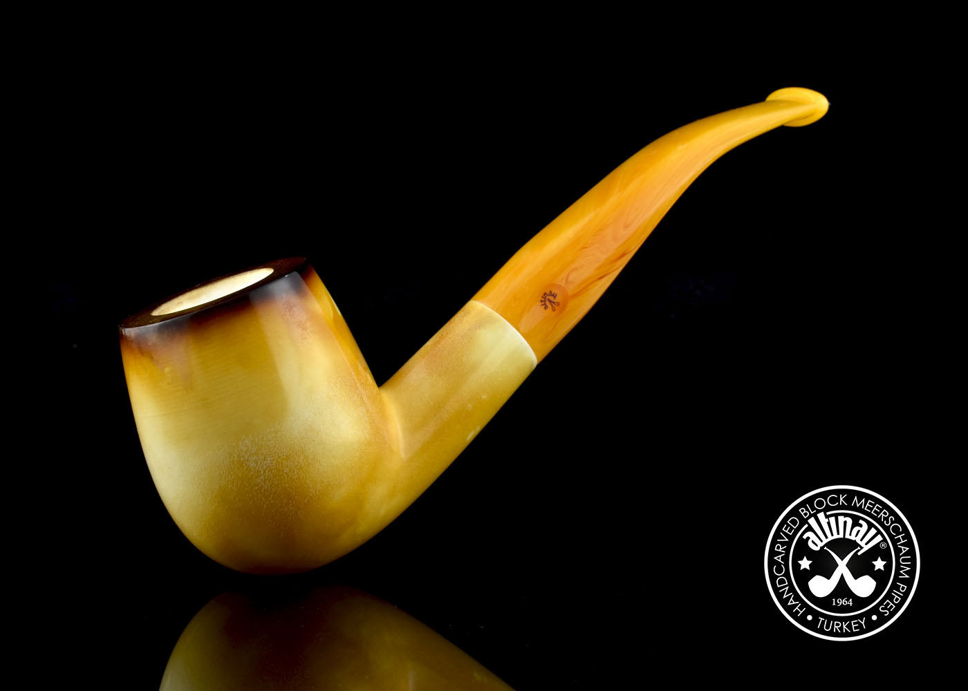 altinay-lee-van-cleef-bent-billiard-meerschaumpfeife image 1