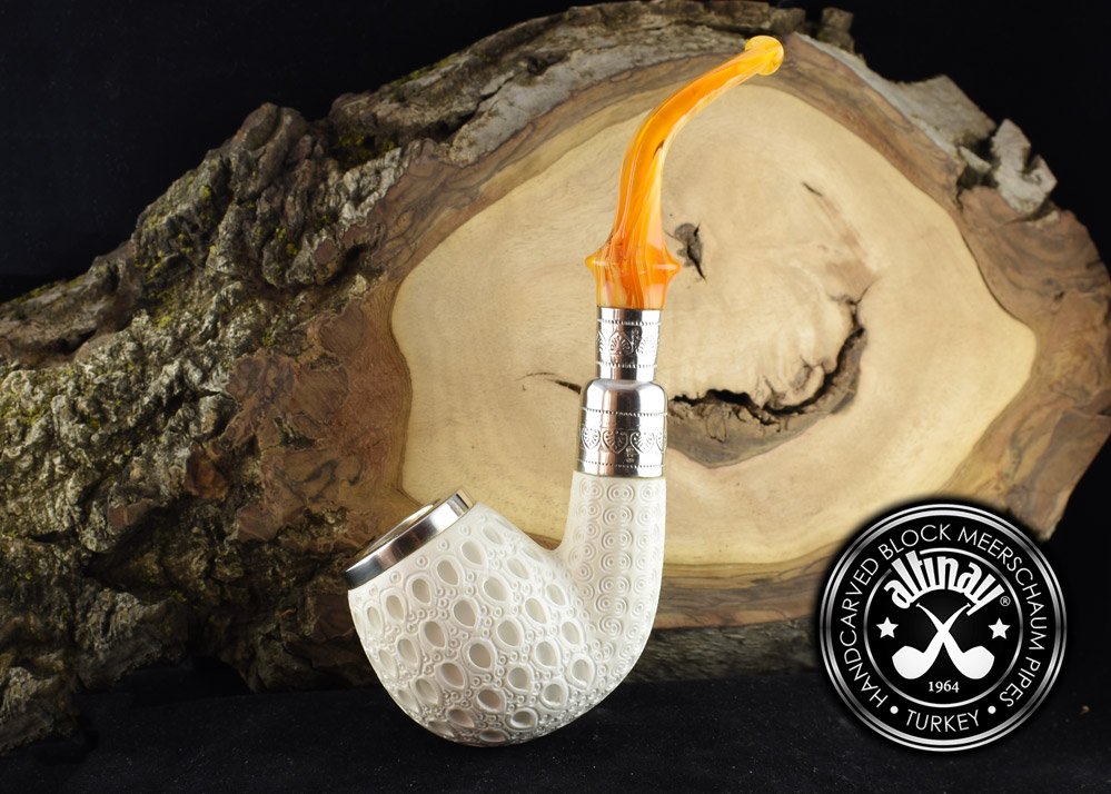 altinay-spigot-meerschaumpfeife-bent-silber-gebogen image 2
