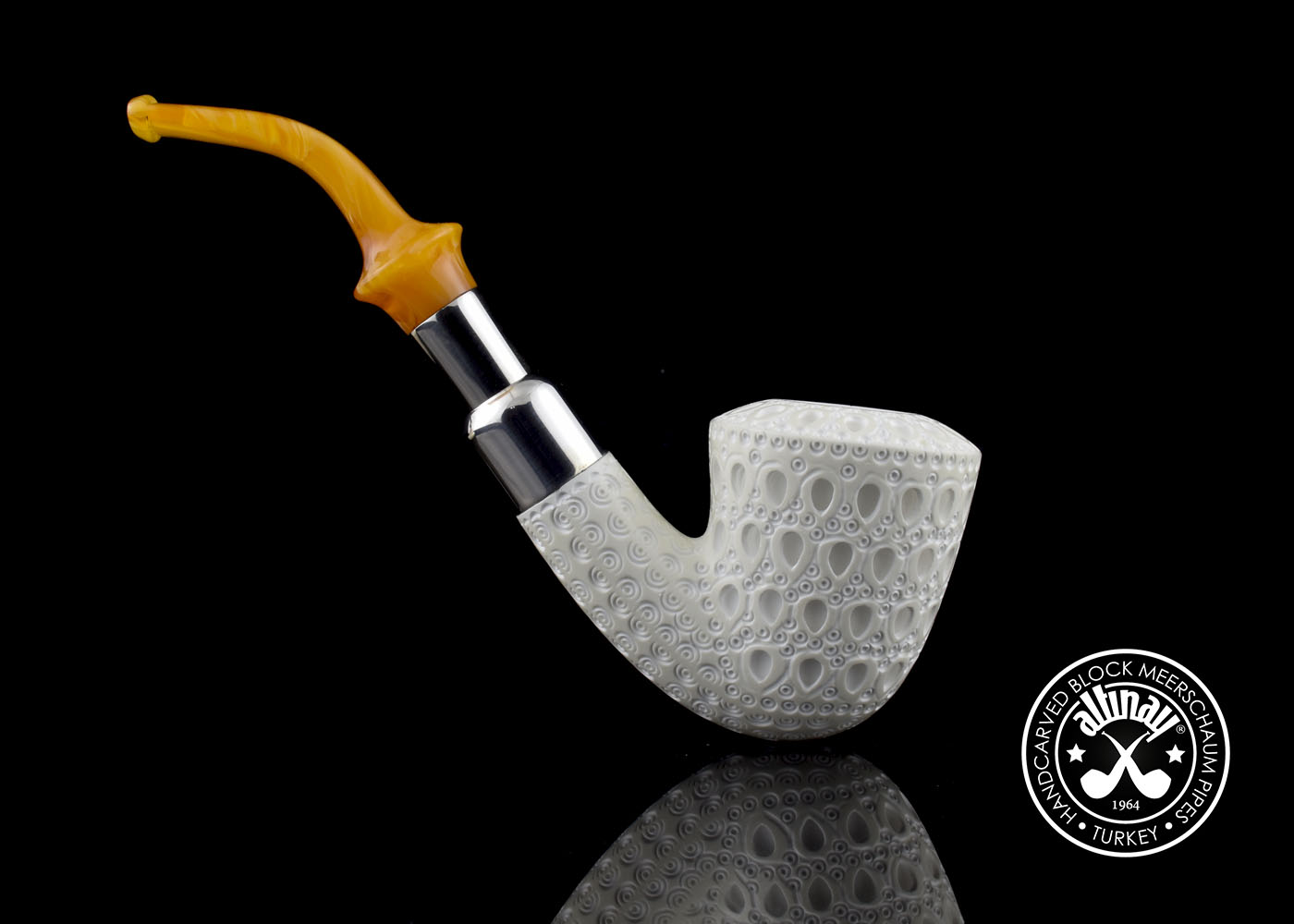 altinay-spigot-army-dublin-silver-tabakpfeife-meerschaum image 4