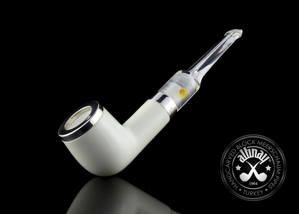 altinay-classic-top-silver-billiard-meerschaumpfeife-2 image 2