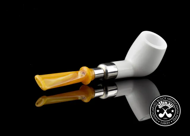 altinay-billiard-silver-spigot-meerschaumpfeife-silber image 1