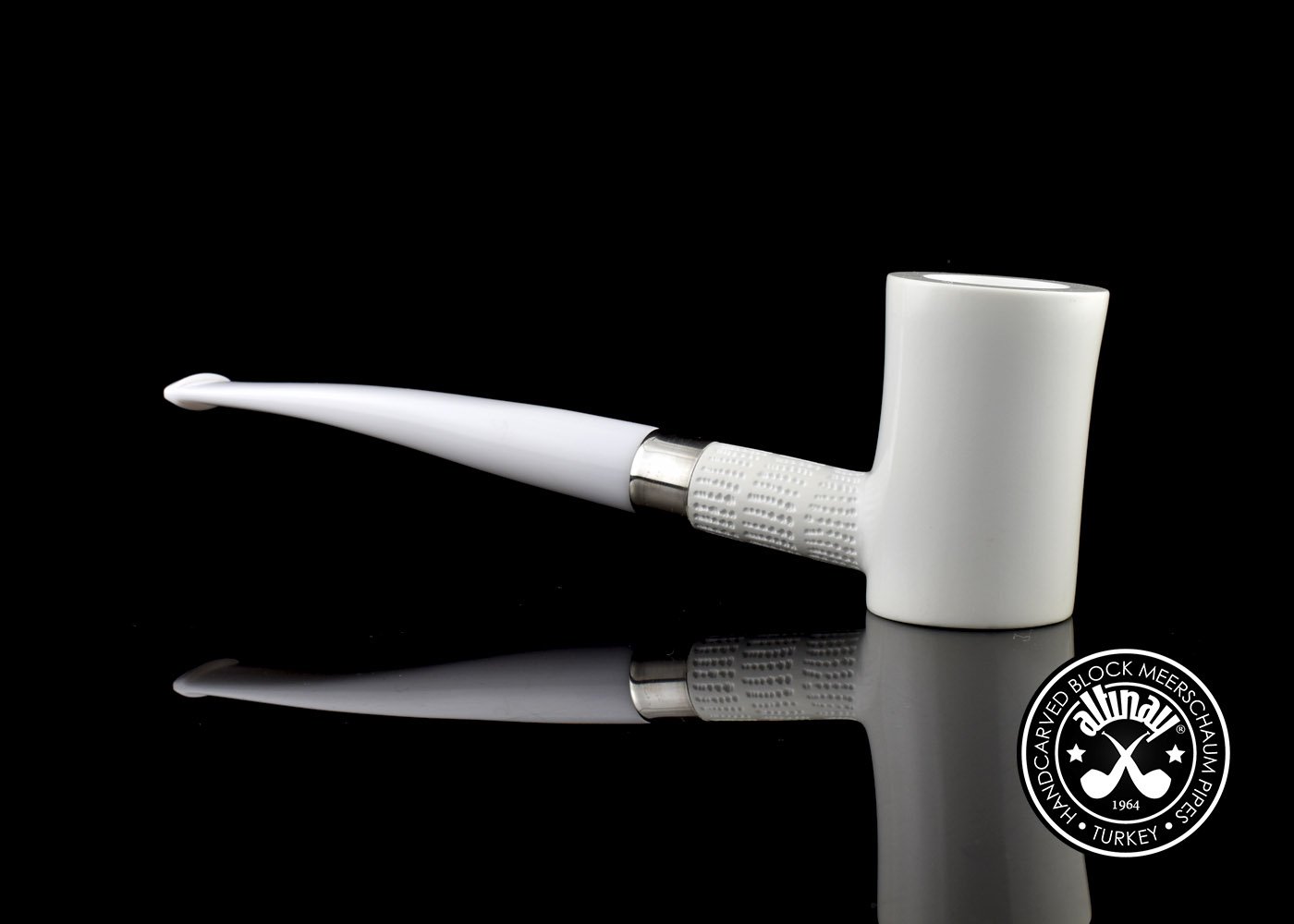 altinay-classic-tankard-meerschaumpfeife-silberring image 1