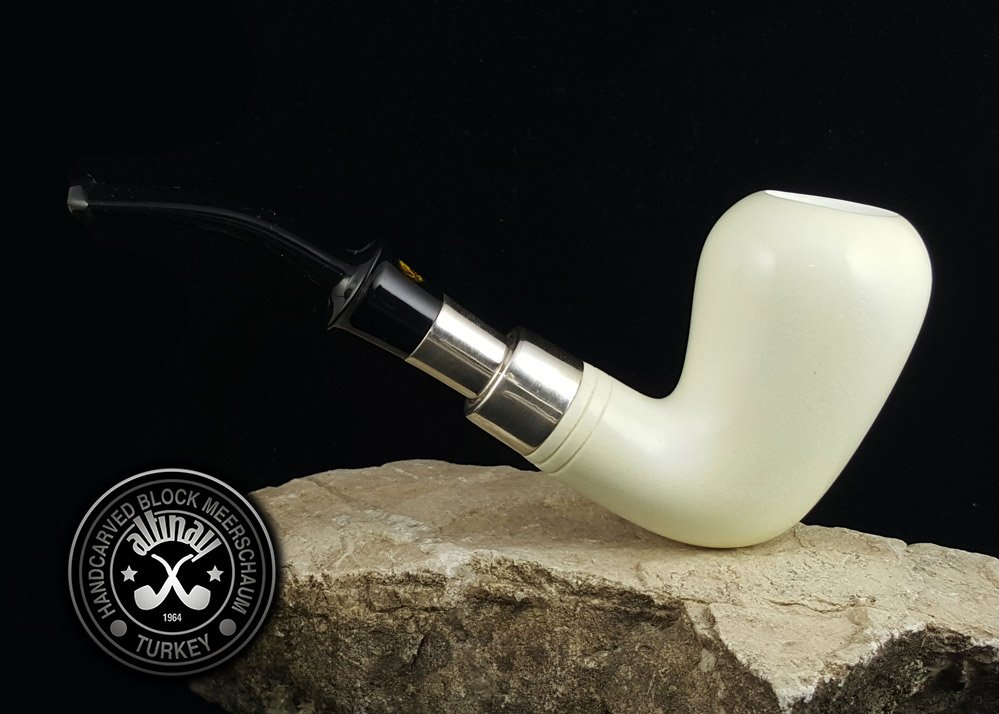 altinay-spigot-army-pear-meerschaumpfeife-silber-spigot-etui image 4