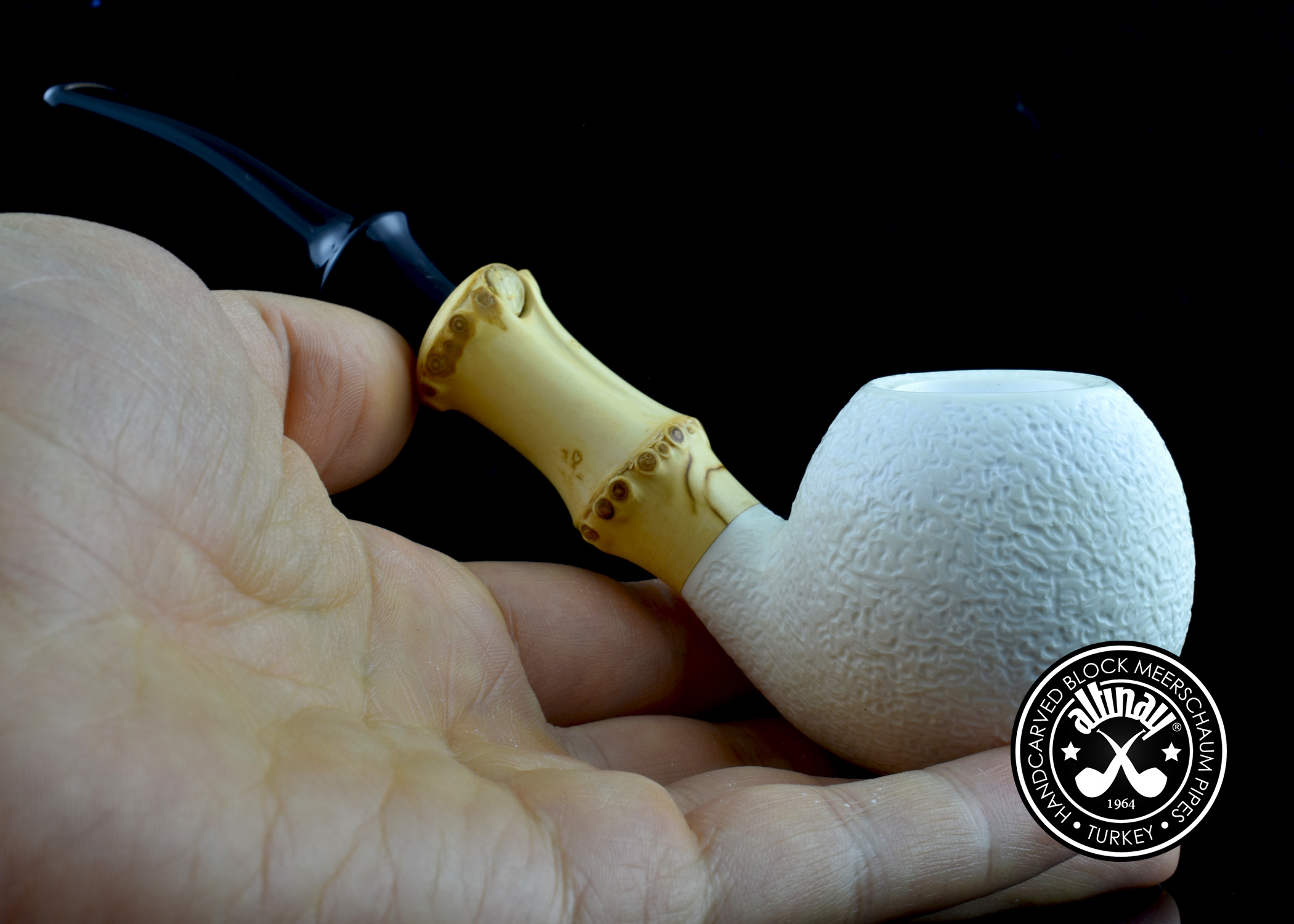 altinay-bamboo-apple-meerschaumpfeife-bambusholm-echt image 6