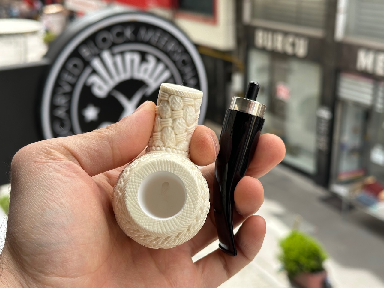 altinay-classic-xl-brandy-meerschaumpfeife-silberband image 7