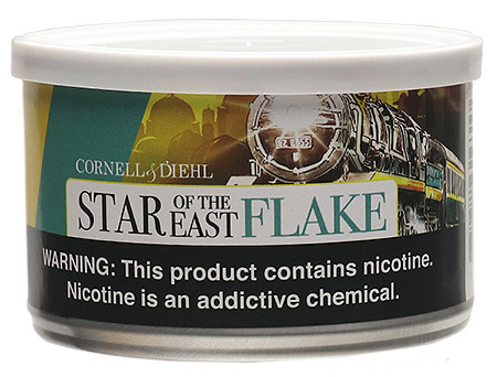 cornell-diehl-star-of-the-east-flake-pfeifentabak-2oz-latakia image 1