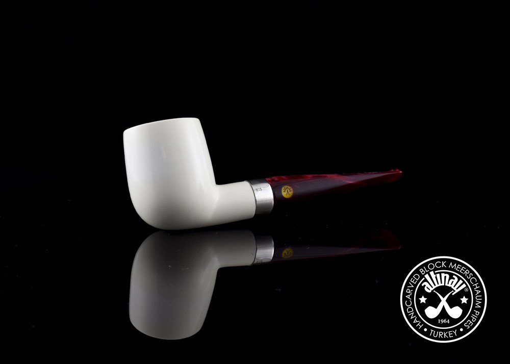 altinay-classic-billiard-meerschaumpfeife-silberring image 2