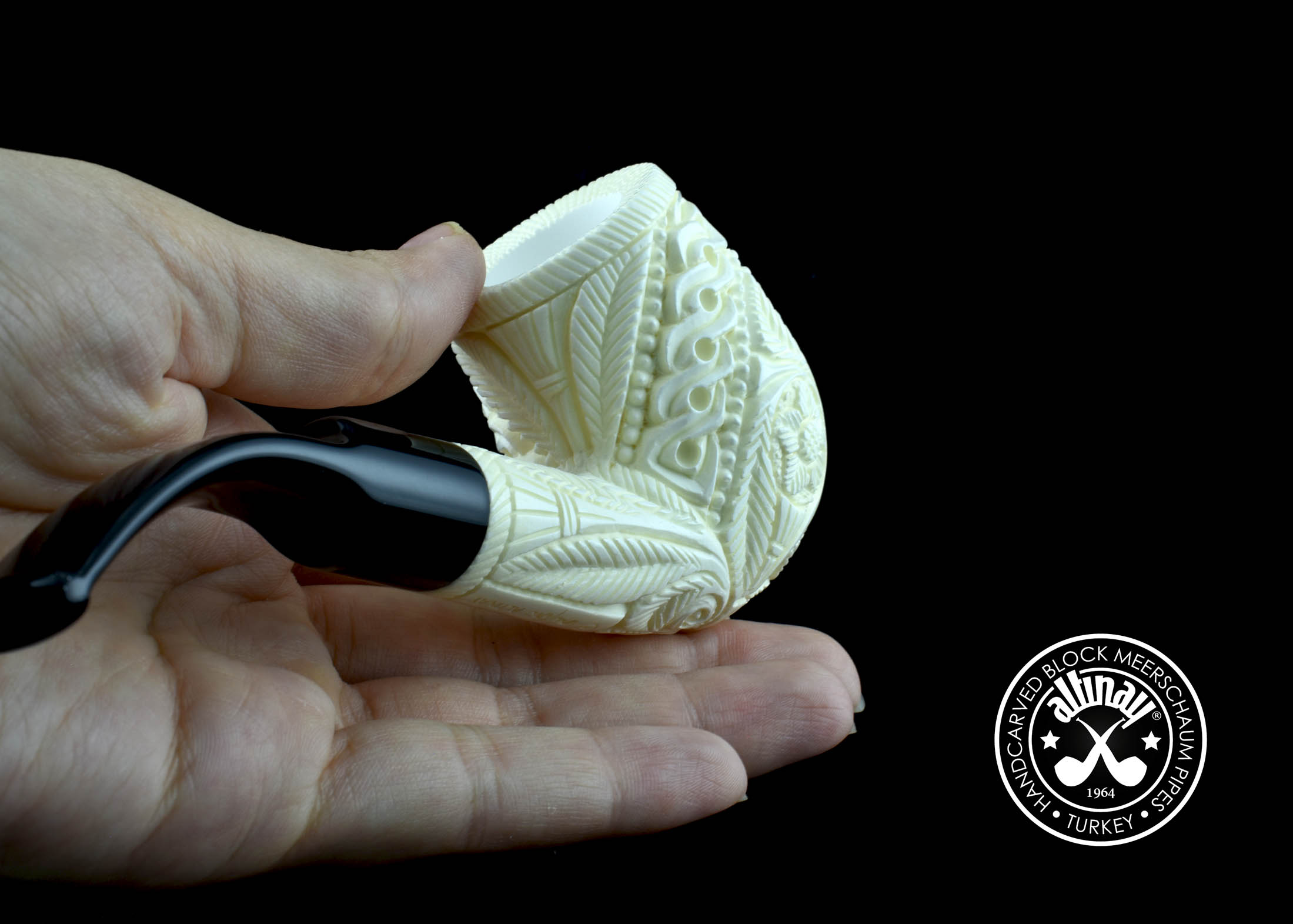 altinay-classic-bent-billiard-meerschaumpfeife-drache-motiv image 8
