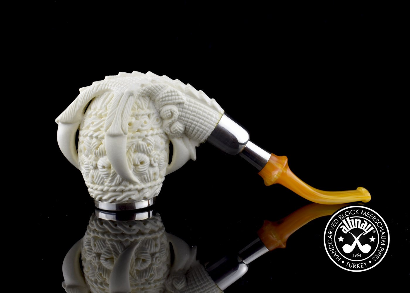 altinay-eagle-s-claw-35174-meerschaumpfeife-silber-spigot image 5