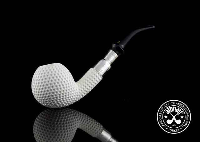 altinay-spigot-golf-silber-tabakpfeife-meerschaum image 1