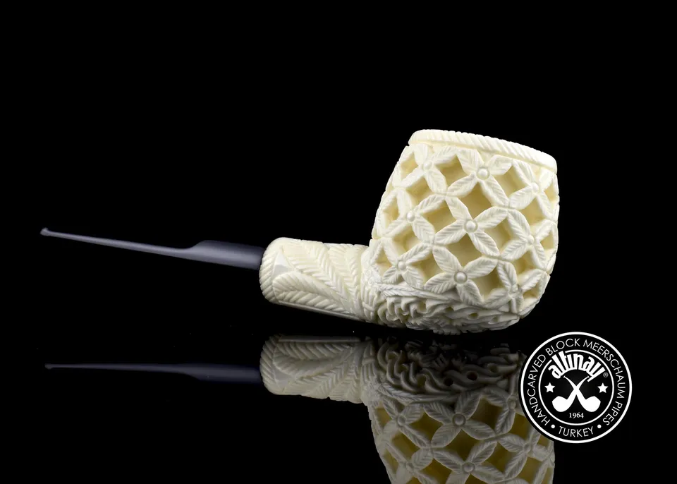 altinay-classic-deep-lattice-apple-meerschaumpfeife image 1