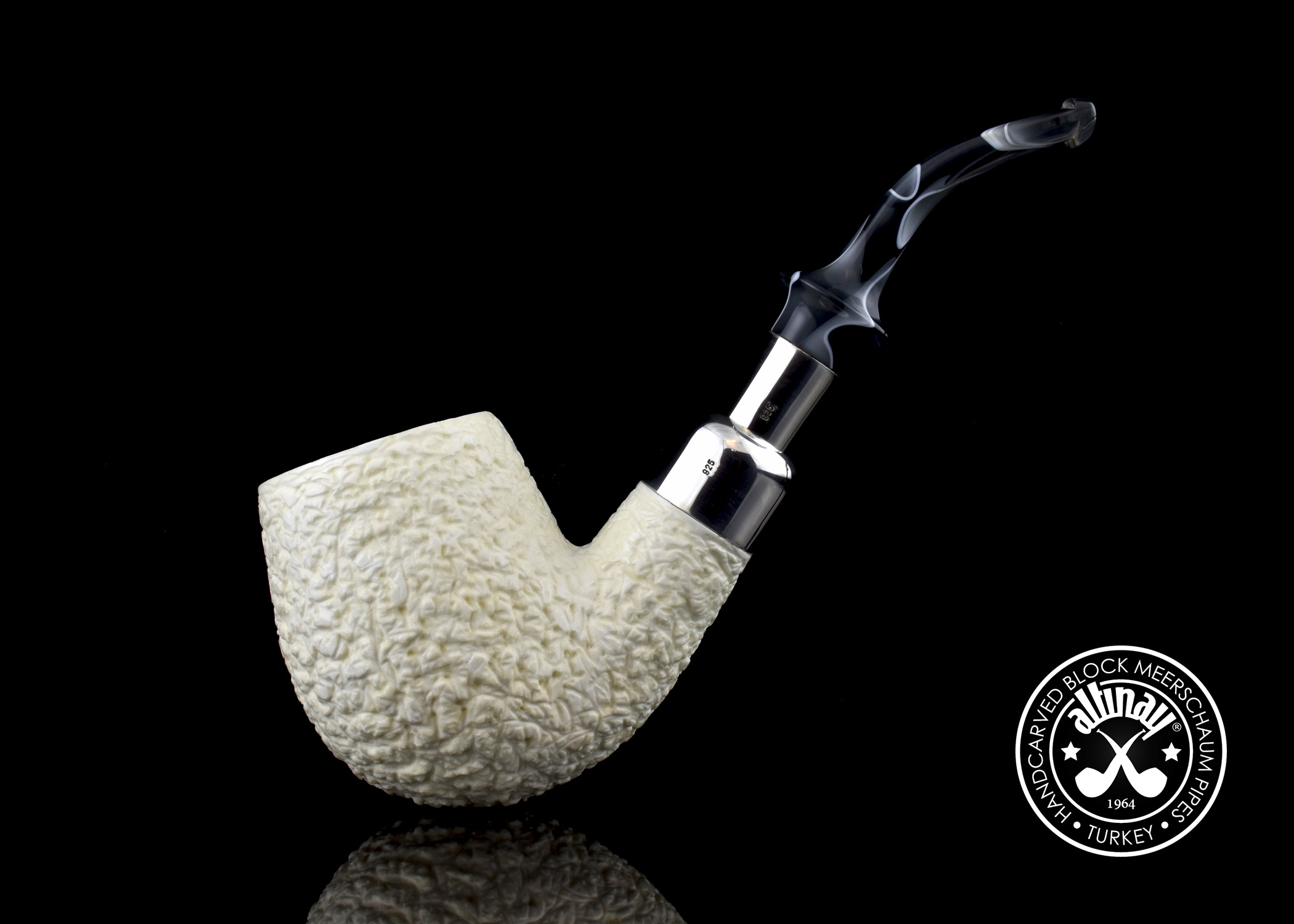 altinay-spigot-army-billiard-tabakpfeife-meerschaum image 3