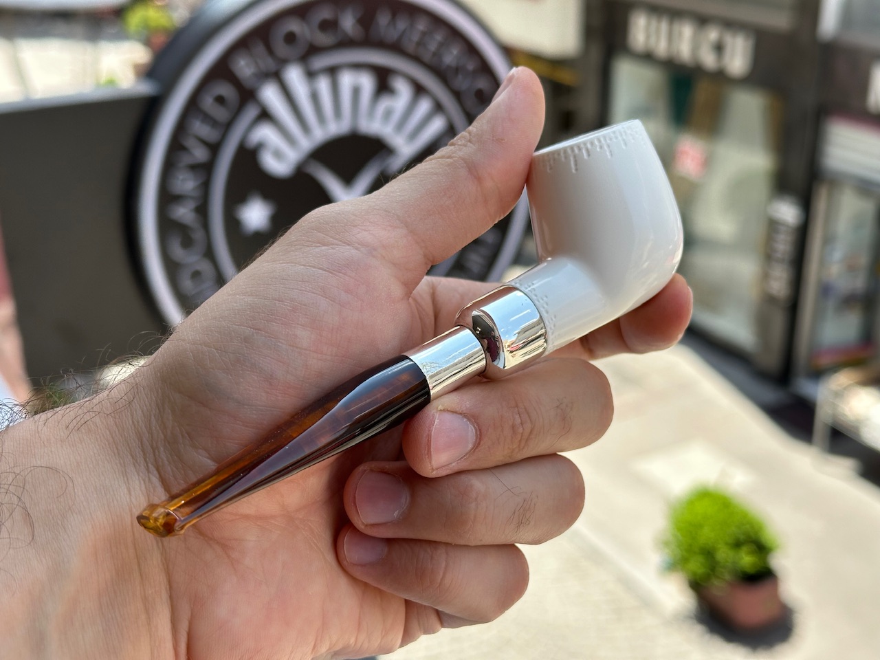 altinay-spigot-billiard-meerschaumpfeife-silver-echt-meerschaum image 2