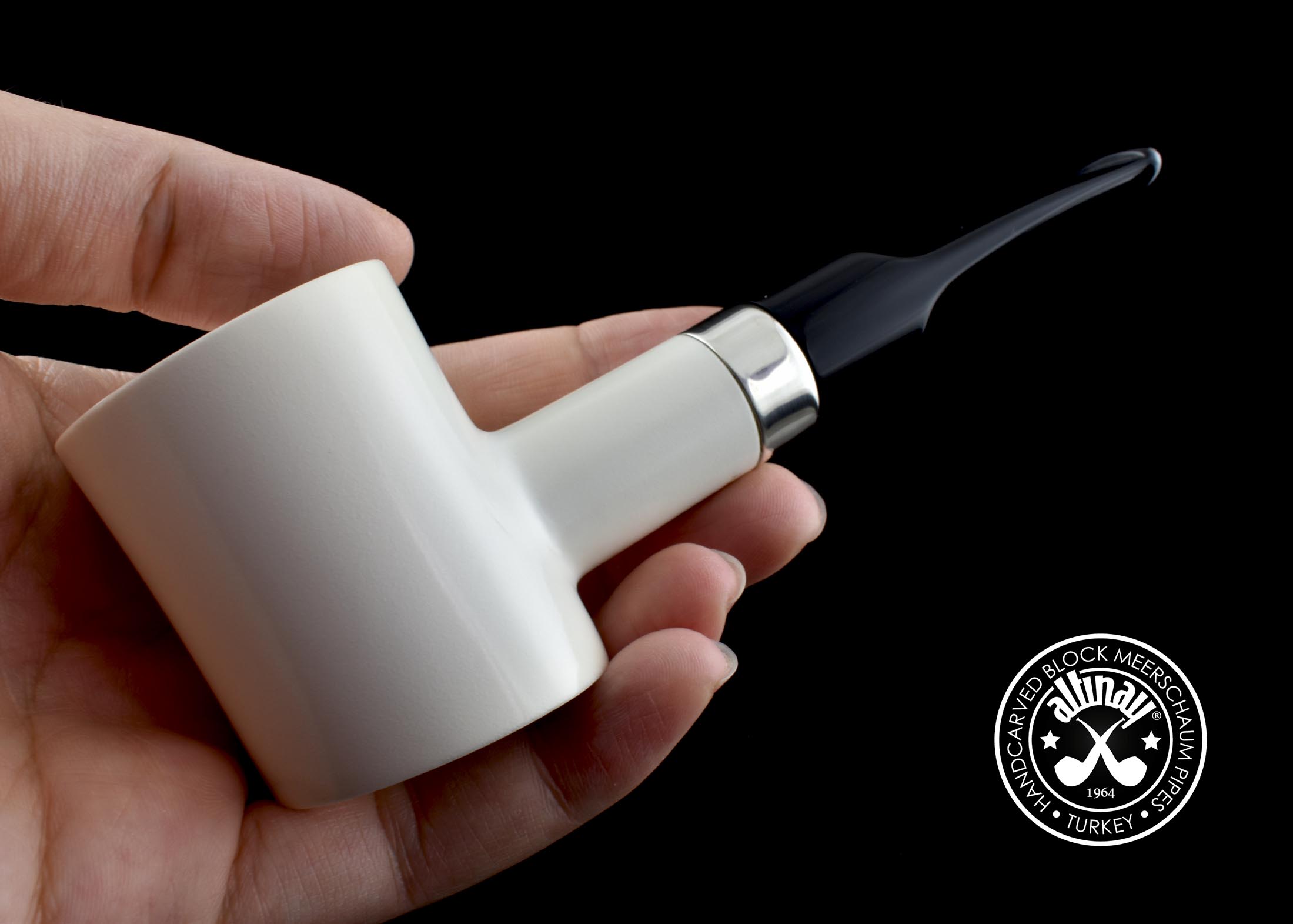 altinay-classic-poker-meerschaumpfeife-silberband-standpfeife image 4
