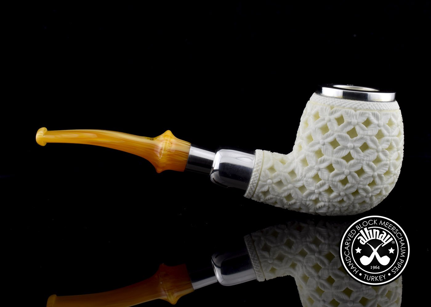 altinay-spigot-apple-top-silber-meerschaumpfeife image 4