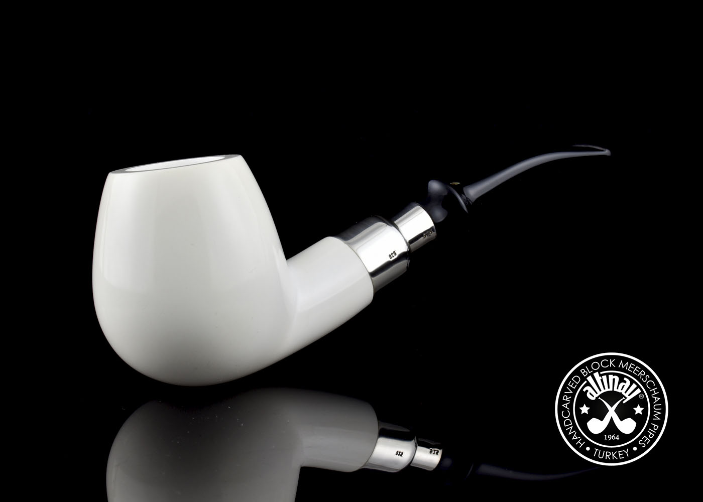 altinay-spigot-brandy-meerschaumpfeife-silberring image 2