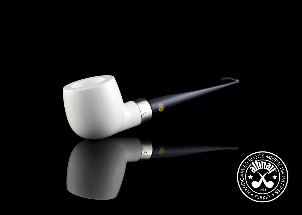 altinay-classic-pot-meerschaumpfeife-mit-silberband image 1
