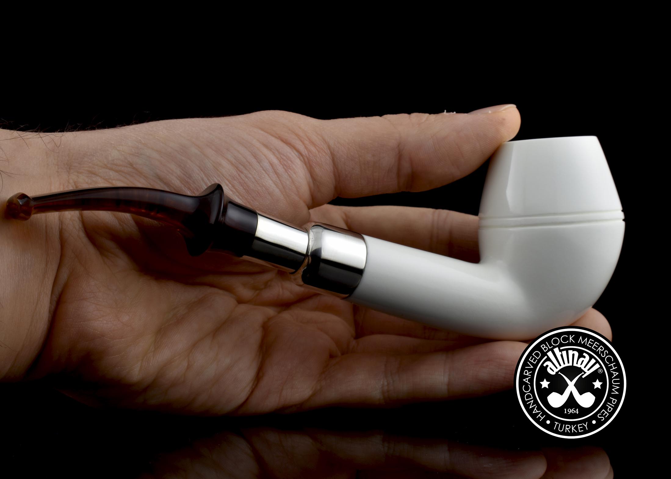 altinay-spigot-rhodesian-meerschaumpfeife-silber-2 image 6