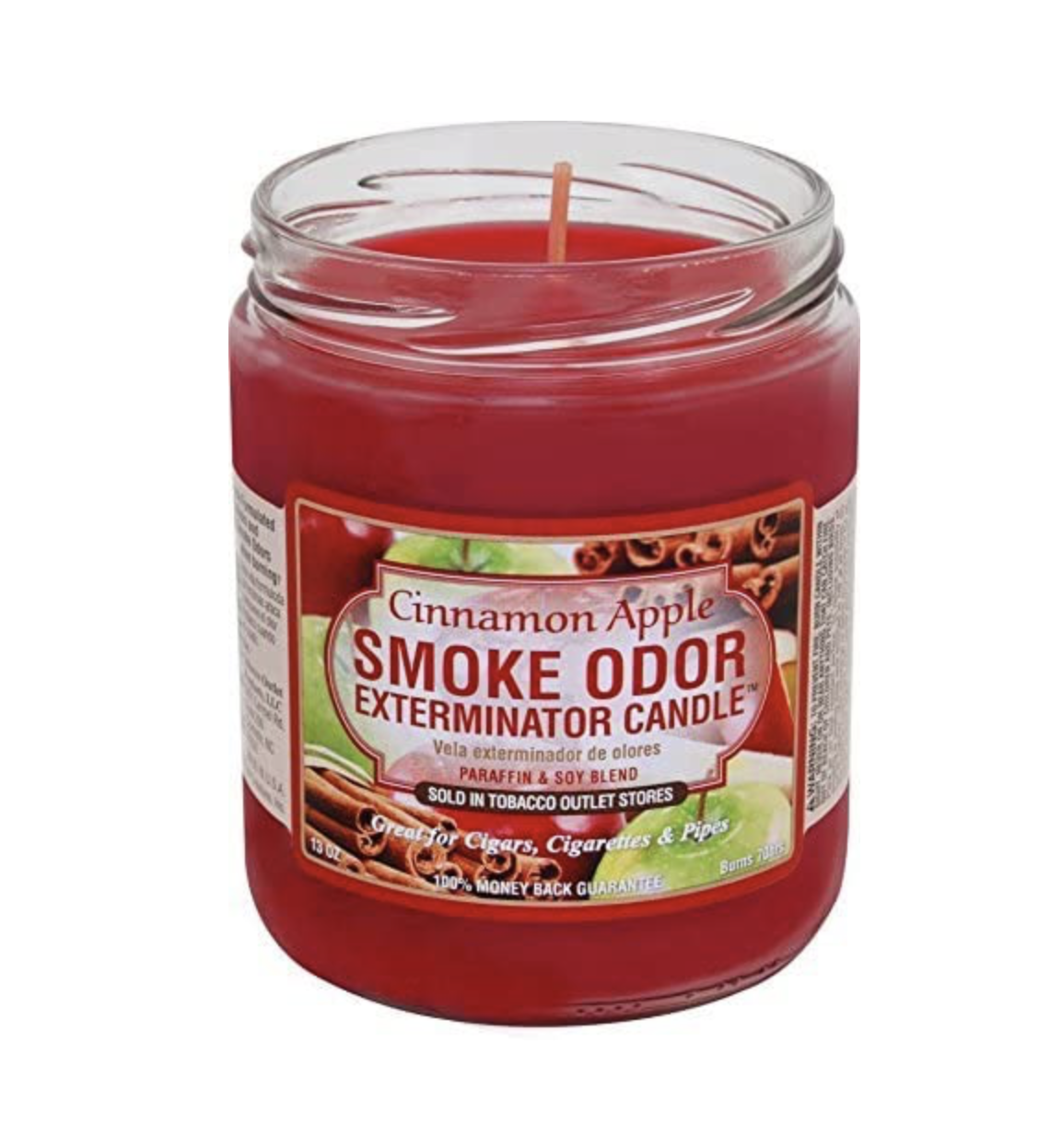 smoke-odor-cinnamon-apple-duftkerze-13oz-zimt image 1
