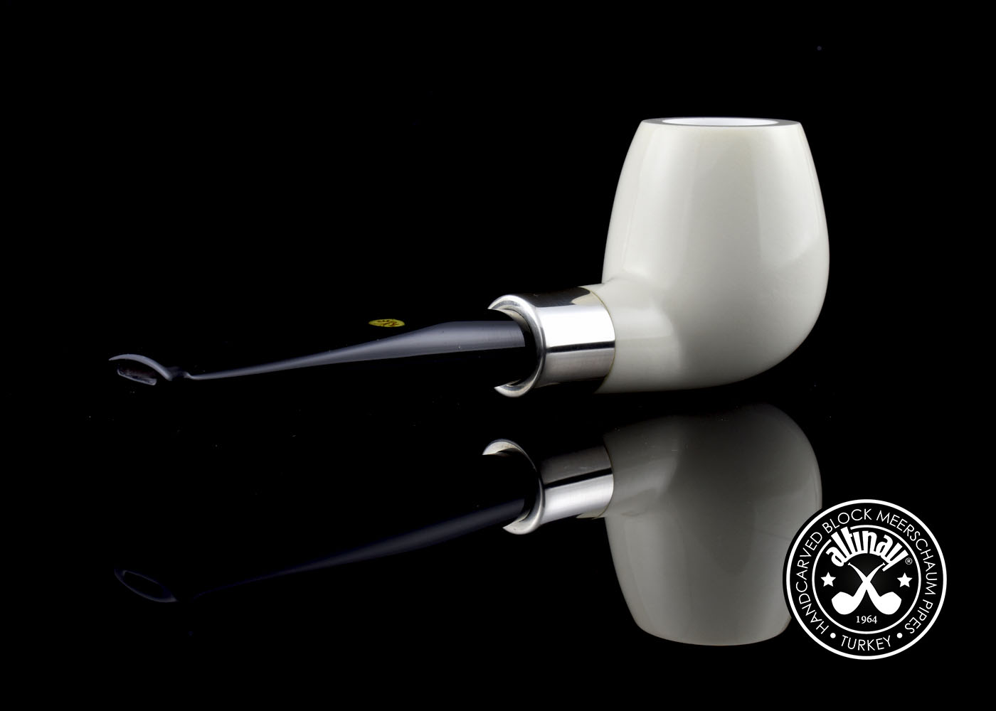 altinay-apple-silber-army-meerschaumpfeife-apfelform image 5