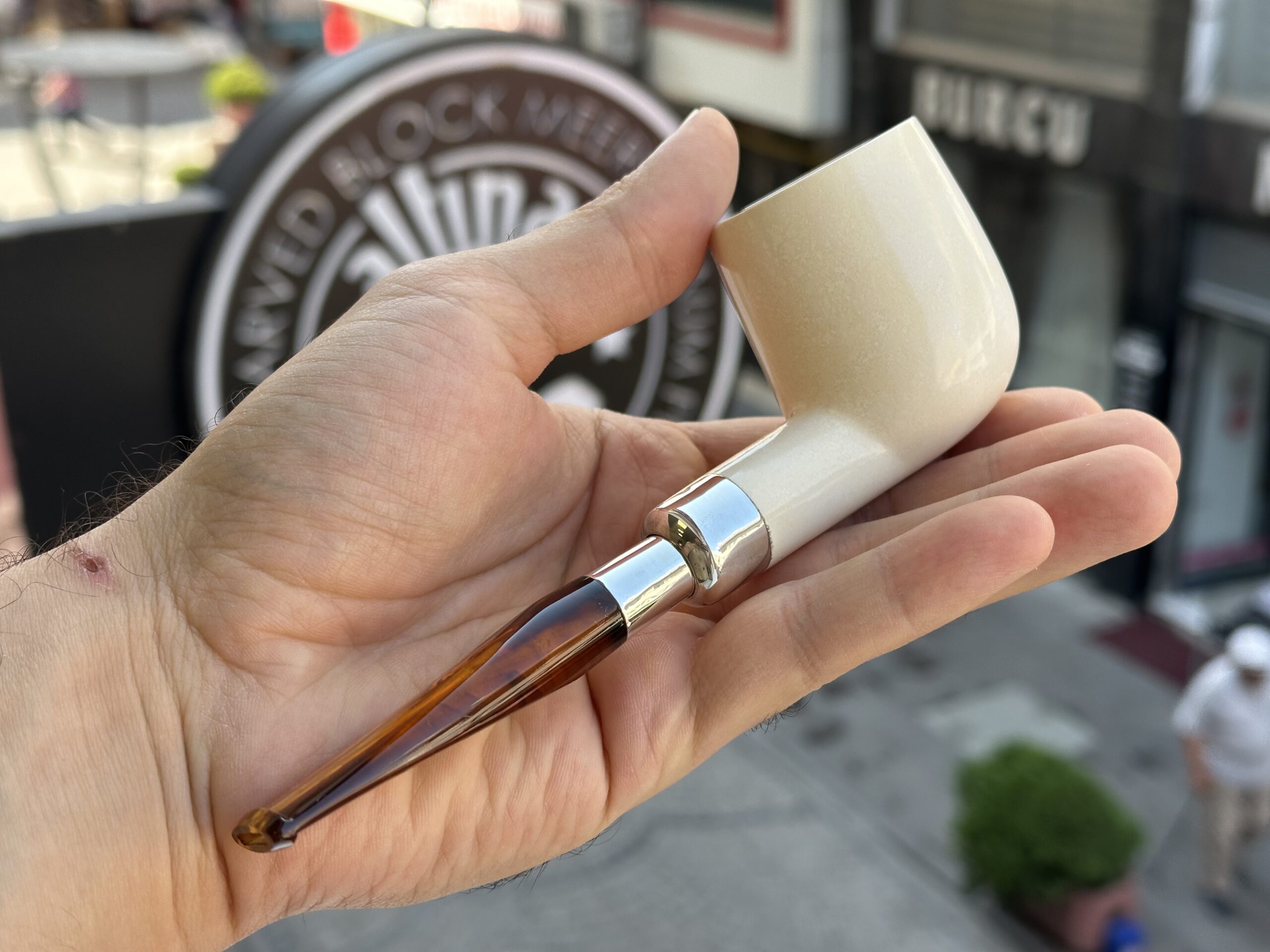 altinay-translucent-billiard-meerschaumpfeife-silber-spigot image 2