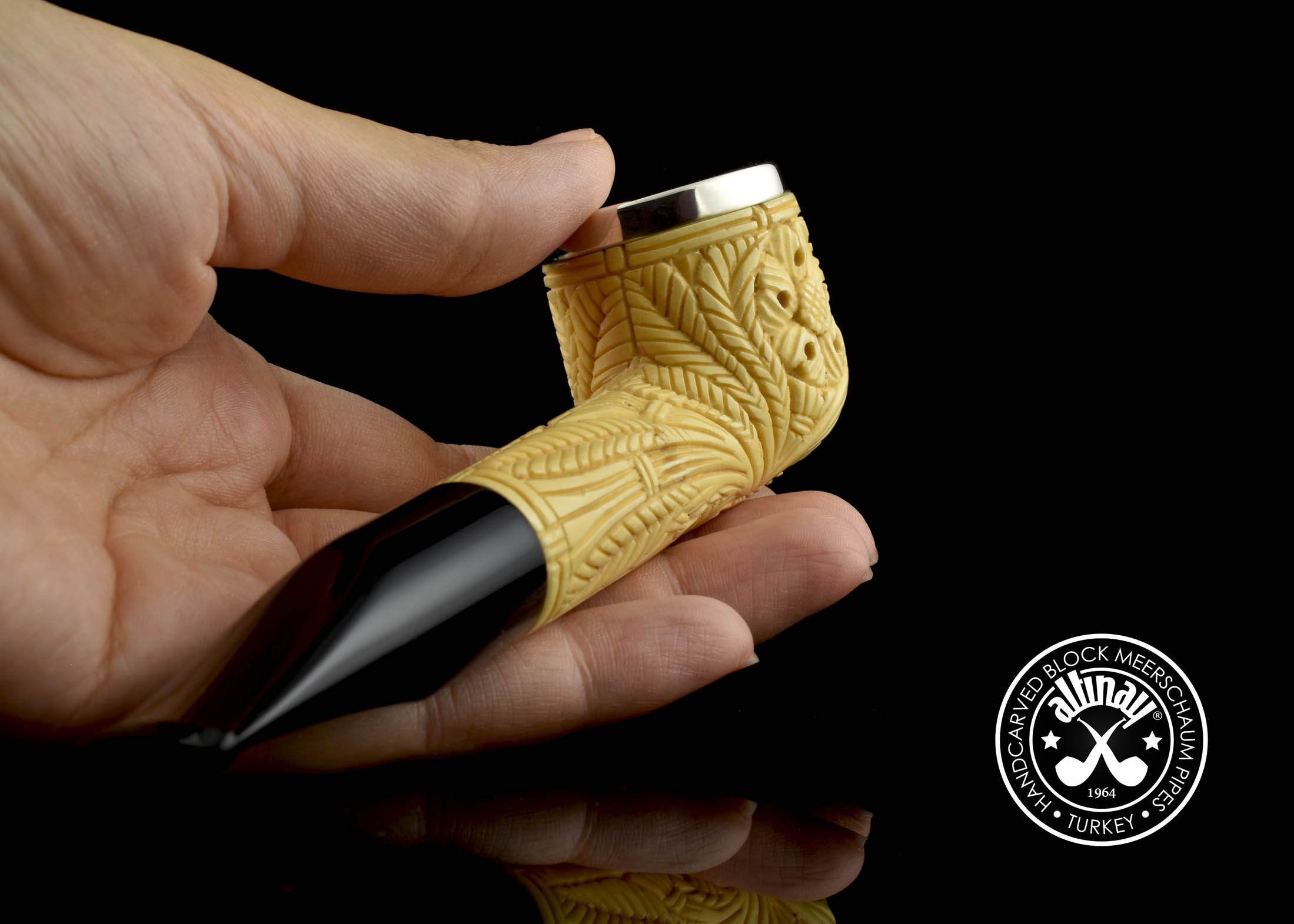 altinay-classic-pot-meerschaumpfeife-glatt-natur-3 image 7