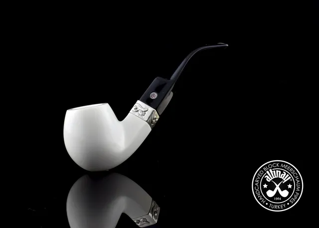 altinay-classic-apple-meerschaumpfeife-silberband-2 image 1