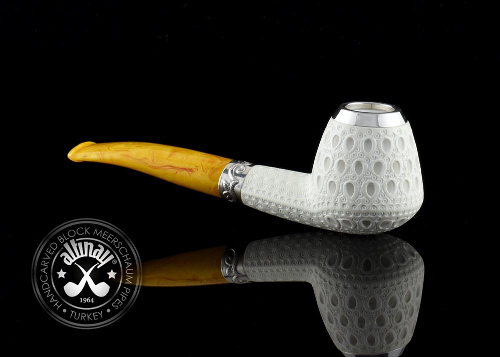altinay-classic-brandy-meerschaumpfeife-silber-quarter-bent image 6