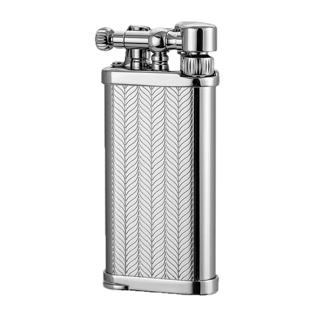 im-corona-old-boy-pfeifenfeuerzeug-chrom-herringbone image 1