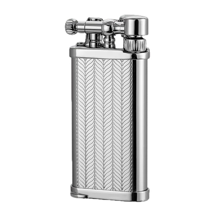 im-corona-old-boy-pfeifenfeuerzeug-chrom-herringbone image 1