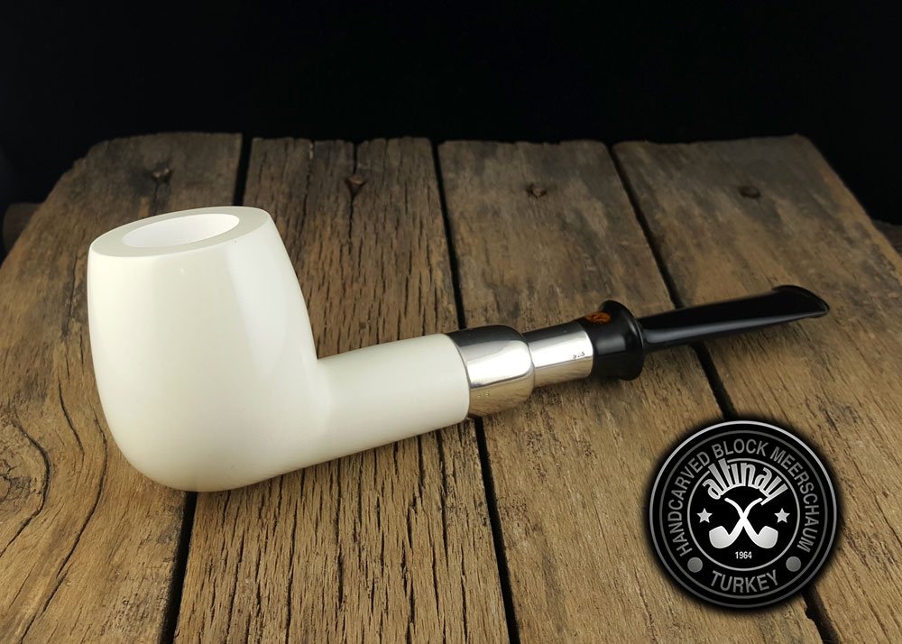 altinay-billiard-spigot-meerschaumpfeife-silber-etui image 1